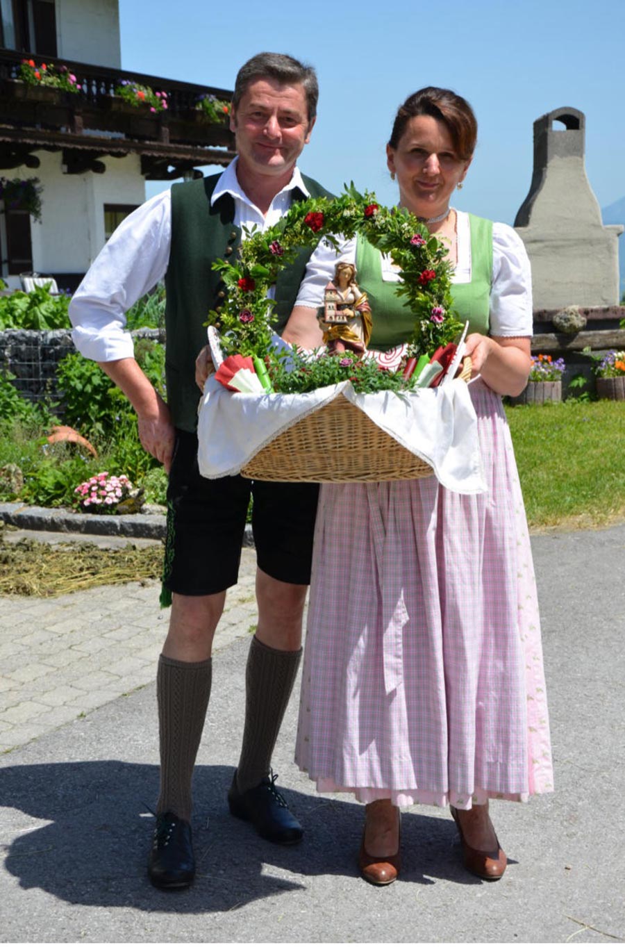 Die Gastgeber auf dem Ferienhof Rossruck