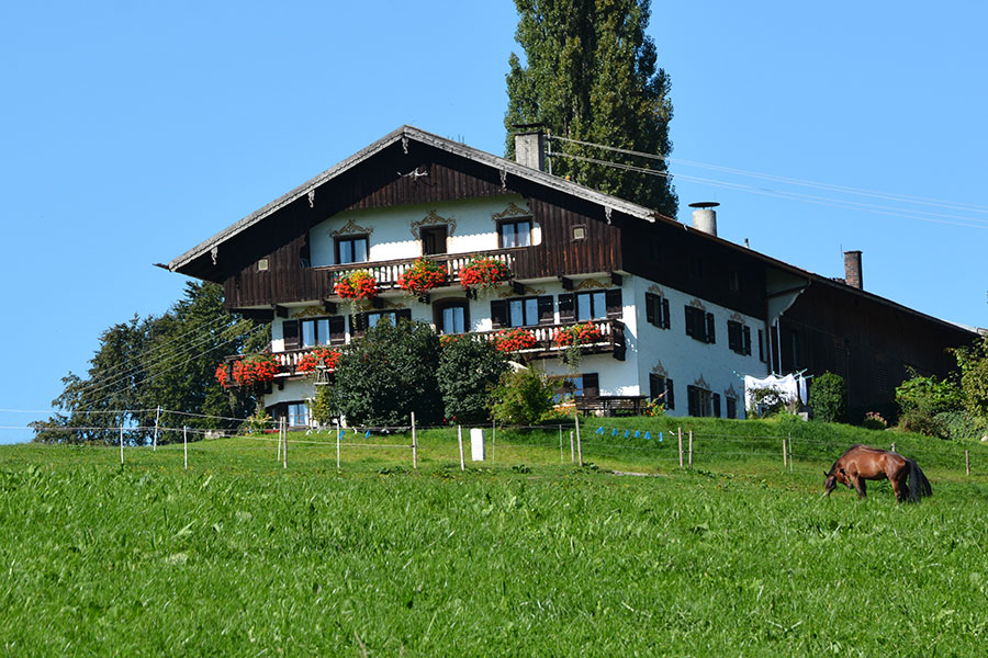 Ferien auf dem Bauernhof Rossruck in Oberbayern