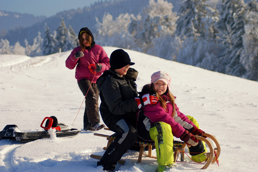 Winter auf dem Hof Rossruck
